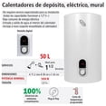 thumbnail image 4 of Calentador de depósito eléctrico IUSA 50 L, mural blanco, 4 of 5