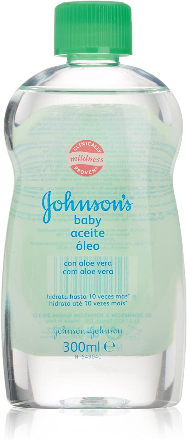 Johnson's Baby Oil with Aloe, 300ml 1 Pcs