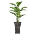thumbnail image 1 of Vintage Home Artificial Faux Real Touch 67" Tall Palm Tree With Burlap Kit And Fiberstone Planter, 1 of 3