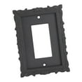 thumbnail image 3 of WLPZXP Light Switch Cover Plate Black Decorative for Household Bathroom Living Room Style C, 3 of 9