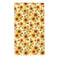 thumbnail image 1 of Balery Yellow Polka Dot Sunflower Toalla de Microfibra Premium con Estampado – 27.5x16 pulgadas, Alta Absorción, Suave y Aterciopelada, Secado Rápido, 1 of 6