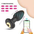 thumbnail image 1 of remote control anal vibrator for men and women, anal plug, prostate massager, female masturbator, adult sex toys, gay, 1 of 5