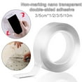 thumbnail image 2 of Double-sided Tape Multipurpose Removable Mounting Adhesive Grip Washable Sticky Wall Strips for Paste Fix Carpet Photo Poster(2pcs+6.56ft-1MM*2CM), 2 of 8