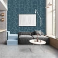 thumbnail image 3 of Abyssaly Blue Peel and Stick Wallpaper 17.7" x 275" Self-Adhesive Removable Wallpaper for Home Decoration and Furniture Renovation, 3 of 6