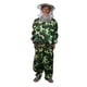 thumbnail image 5 of Naiovety Traje de apicultura fácil de usar, equipo ligero y esencial, chaqueta ventilada duradera para apicultor, camuflaje verde XXL camuflaje verde XXL 2Conjunto, 5 of 6