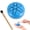 3 inch-Blue, variant on EASTROCK Steel Tongue Drum 8 Note 6 inch Rain Drum C Key Percussion Handpan with Drumsticks & Bag(Blue)