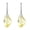 Yellow, variant on Grandest Birch Women Rhinestone Dangle Drop Hook Earrings Royal Style Eardrop Jewelry Alloy, Rhinestone Yellow
