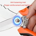 thumbnail image 3 of Special Scissors for Garlic Steel Garlic Beard Cut Green Onion Beard Gingers Scissors Soft Handle Garlic Shears, 3 of 15