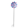 thumbnail image 2 of Wind Spinners, Easy Assemble Windmill Spinners Exquisite Sturdy Double Layer Decorative Stable Anti Rust  For Lawn Decoration, 2 of 8