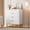 White, variant on EastVita Modern 5 Drawer Dresser Wide Chest with Gold Metal Legs and Handles Wood Storage Organizer for Bedroom Living Room Hallway Grey