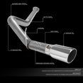 thumbnail image 2 of DNA Motoring CBE-F250-005 For 2011 to 2014 Ford F250 F350 F450 Super Duty 6.7L Diesel Crew/Ext Cab 6.5Ft/8Ft Bed Particulate Filter Catback Exhaust System w/5"Muffler Tip 12 13, 2 of 6