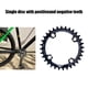 thumbnail image 3 of Placa De Dientes De Bicicleta 94 + 96BCD MTB manivela de bicicleta plato redondo plato de bielas de rueda de cadena (32T), 3 of 4