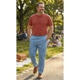 thumbnail image 6 of Turtle Bay New York Men’s Pull-On Jeans with Double Cargo Pockets, Elastic Waist, Relaxed Fit, 6 of 6