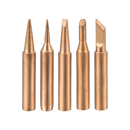 

Uxcell Lead-free I+B+K+3C+2.4D Series 4mmx41mm Soldering Iron Tip 5in1 Set