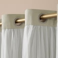 thumbnail image 3 of Cortinas TOWN & COUNTRY LUXE Talia de doble capa, 52 x 63 cm, color arena, 3 of 9