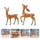 thumbnail image 3 of Figurita de ciervo, decoración de micropaisaje, figura de Animal, Mini adorno de jardín, 2 uds., 3 of 8