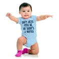 thumbnail image 4 of Funny Don't Mess with Me Daddy Hunts Bodysuit Jumper Girls Infant Baby Brisco Brands 12M, 4 of 7