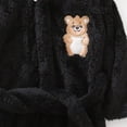 thumbnail image 5 of Dagaeig Boys Girls Kids Flannel Bathrobe,Soft Hooded Sleep Robe with Waist Tie,Cozy Cartoon Pattern,for Boys Girls 2T 3T 4T 5T 6T 7T 8T ,All-Season Loungewear Toddler Pajamas 18-24 Months, 5 of 5