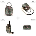 thumbnail image 3 of FORMRS Crossbody Bag for Women Quilted Travel Shoulder Cell Phone Purse with Chain Strap Handbag, Green Block Pattern, 3 of 7