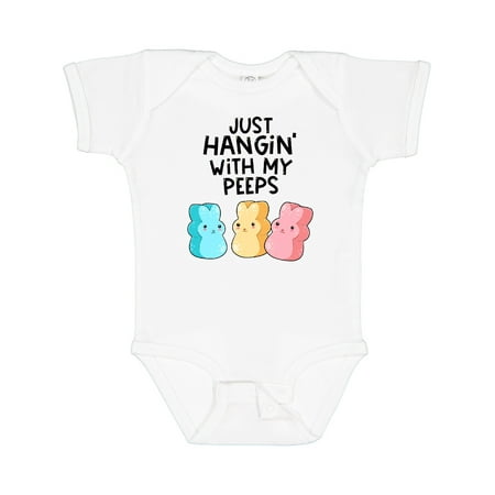 

Inktastic Easter Just Hangin with My Peeps! Gift Baby Boy or Baby Girl Bodysuit