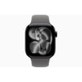 thumbnail image 2 of Pre-Owned Apple Watch Series 11 - GPS + Cellular - 42mm Jet Black Aluminum Case with Stone Gray Sport Band - M/L (Good), 2 of 5