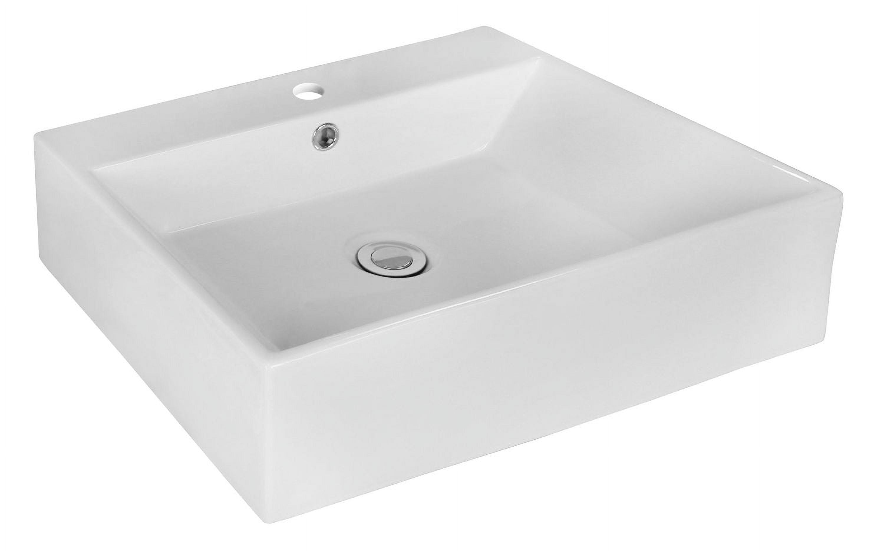 Imaginations Américaines 20.5-po. W Vessel Ensemble Blanc