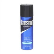 Consort Aerosol Unscented Hair Spray For Men, Extra Hold, 8.3 Oz