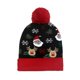 thumbnail image 4 of RV Gorro tejido navideño de 1 pieza, gorro de árbol de Navidad con alce y muñeco de nieve (estilo aleatorio) Rojo Verde, 4 of 5