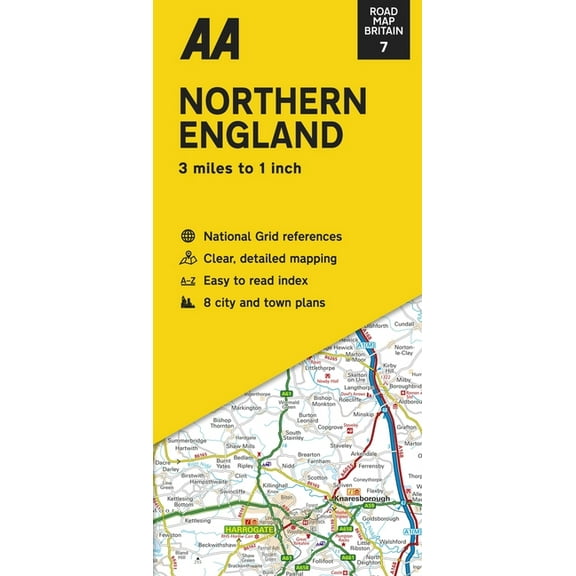 Road Map Britain Road Map Britain: Northern England, (Paperback)