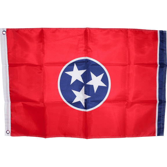 12X18 INCH BOAT TENNESSEE STATE TENN TN FLAG NYLON 150D UV PROTECTED WATERPROOF