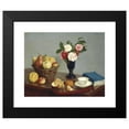 thumbnail image 2 of Henri Fantin-Latour 18x15 Black Modern Framed Museum Art Print Titled - Still Life (1866), 2 of 5