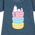 thumbnail image 3 of Peanuts - Snoopy Stacked Macarons - Youth Girls Fleece Dress, 3 of 6