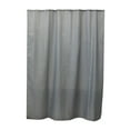 thumbnail image 3 of Grey Extra Long Shower Curtain Polyester 12 Rings 79"L x 71"W, 3 of 4