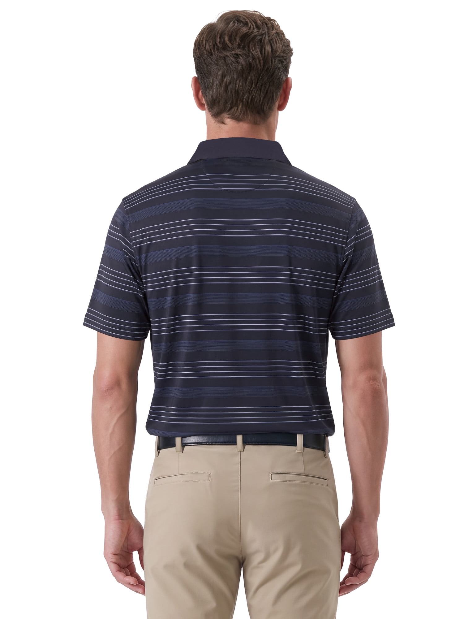 Ben Hogan Performance Men's & Big Men's Striped Short Sleeve Polo Shirt, up to 5XB