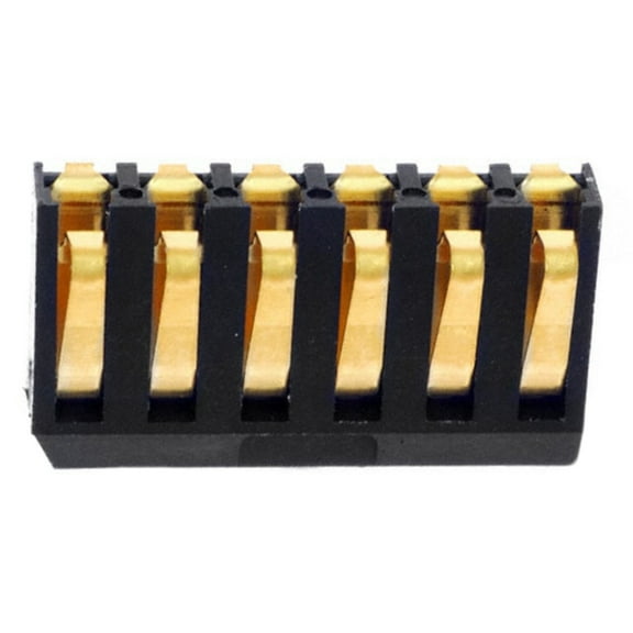 70AAJ-6-M0G Connector Spring Compression Male 6 Position SMD :Rohs, Cut Tape
