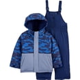 thumbnail image 1 of Carters Boys 12-24 Months Camo 2-Piece Snowsuit (Blue 18 Months), 1 of 1