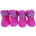 thumbnail image 3 of CAROOTU Pet Rain Boots Waterproof Anti-Slip Paw Protection Rain Snow Shoes for Small and Medium Dogs New, 3 of 7