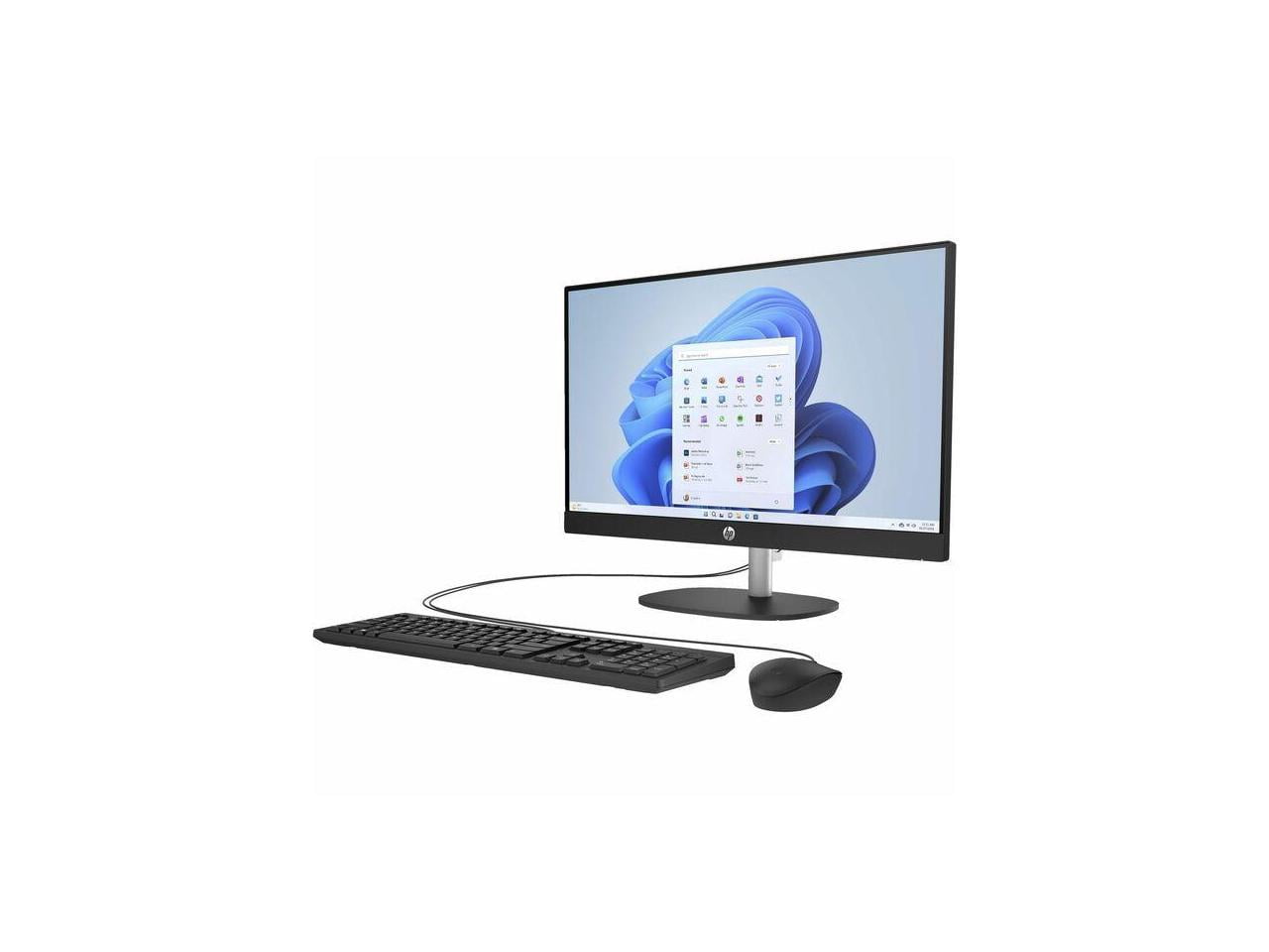 HP 23.8 inch All-in-One Desktop PC, FHD Display, AMD Athlon Silver 7120U, 8 GB RAM, 256 GB SSD, AMD Radeon Graphics, Windows 11 Home, 24-cr0010