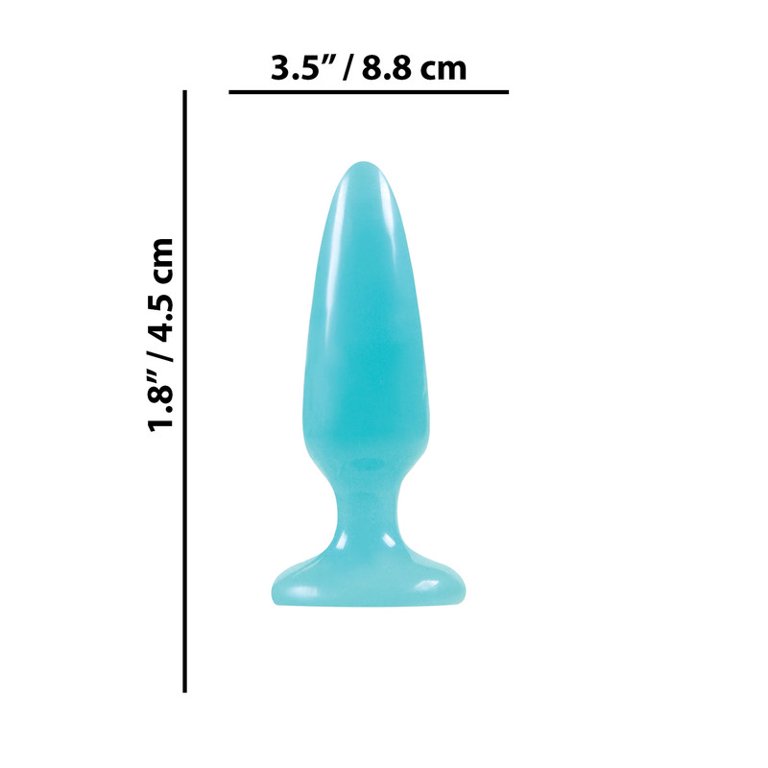 Firefly Pleasure Glow in the Dark TPE Crystal Anal Plug, Small, Blue -  Walmart.com