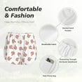 thumbnail image 6 of Lsque Red Fox Printed Women's Running Shorts with Liner Pockets,Elastic Quick Dry Workout Athletic Gym Yoga Shorts,Womens High Waist Shorts-Medium, 6 of 9