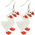 thumbnail image 3 of a polished product title and description for your **Dainty Female Dangle Earrings**:\n\n \n\n### **Product Title:**\n**Dainty Three Goose Animal Dangle, 3 of 5