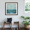 thumbnail image 3 of Art.com Seascape Sketches I Art Print by Silvia Vassileva, Brown Frame Wall Art, 38" x 38", 3 of 5