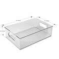 The Home Edit Clear Plastic Hair Tool Storage Bin with Silicone Insert