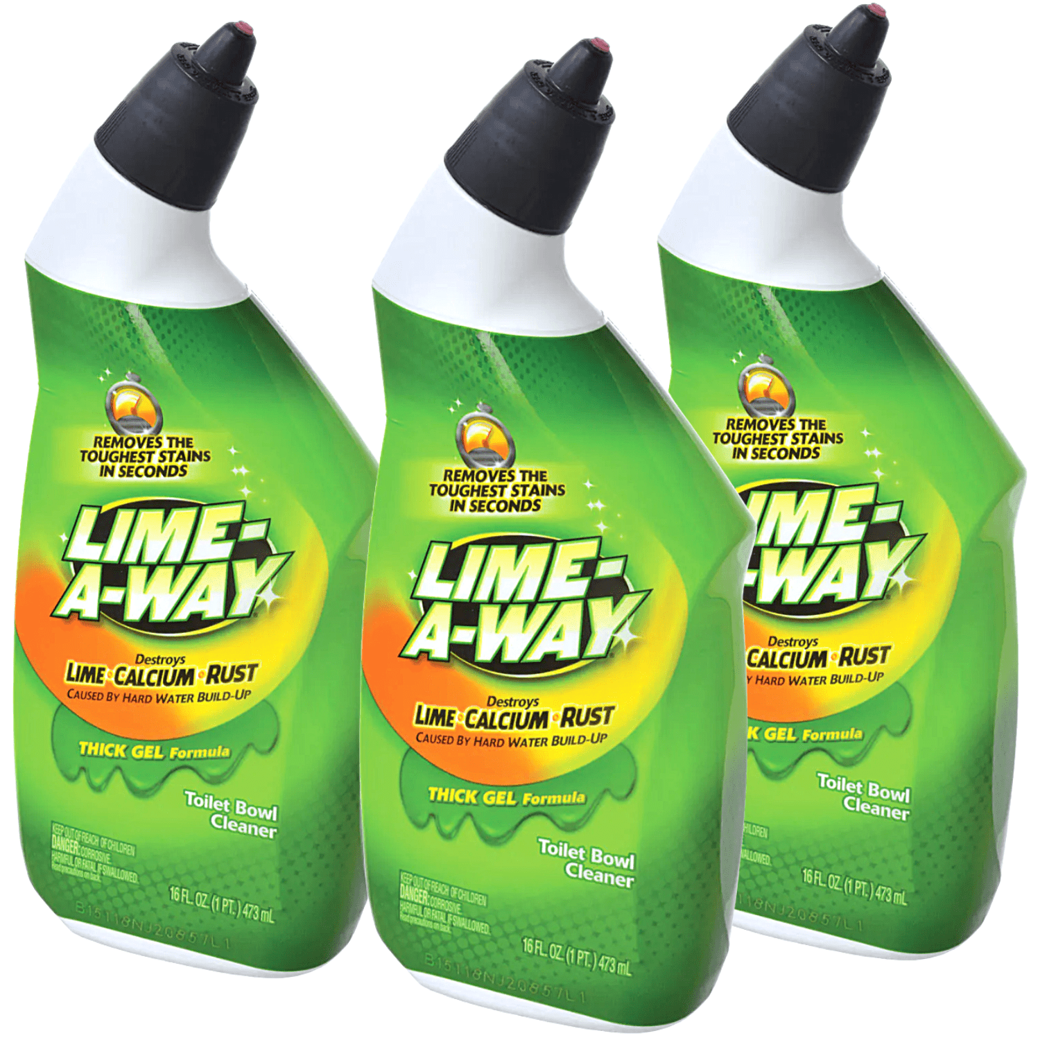 Toilet Bowl Cleaner Lime Power Thick Gel Formula Toilet Bowl Cleaners