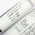thumbnail image 3 of SagaSave Plastic Roll Parallel Ruler with Inch and Metric Drawing Parallel Ellipses Rolling Ruler Clear, 3 of 6