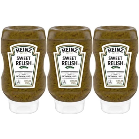 Heinz Sweet Relish 12.7 Ounce Bottle (Pack Of 3)