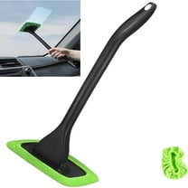 ACDANC Windshield Cleaning Tool Windshield Cleaning Wand Auto Window Cleaner with Detachable Handle, Reusable Cloth Pads (1 pack)