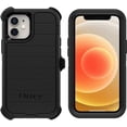 thumbnail image 1 of OtterBox Kickstand Rugged Cell Phone Case with Belt-clip holster for Apple iPhone 13 mini, Black, 1 of 5