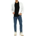 thumbnail image 2 of Lars Amadeus Jacket for Men Zip up Hoodies Long Sleeves Solid Knit Sweatshirt Jackets, 2 of 6