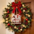 thumbnail image 6 of Trovenix Mahjong Ornament Christmas Wooden Themed Hanging Ornament Festive Holiday Tree Decoration For Xmas Home Party Decor Keepsake Gift, 6 of 6